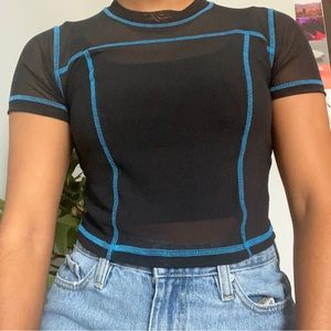 Urban Outfitters mesh crop top